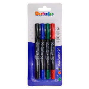 Marcador 2P Doricolor Blíster x 4