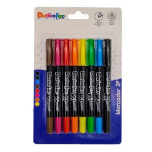 Marcador 2P Doricolor Blíster x 8 Colores